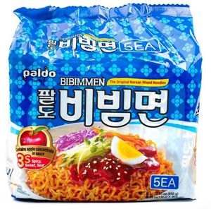 Hovedbilde Paldo Bibimmen Spicy, Sweet Sour/ Vegan 130g*5st.