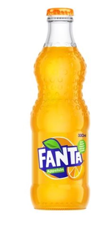 Fanta Appelsin Glass 330ml.
