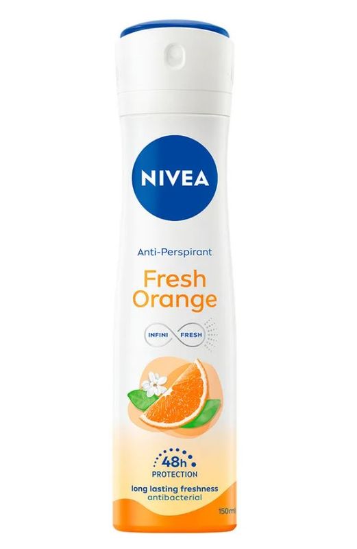 Nivea Deo- Spray Fresh Orange Kvinne 150ml.