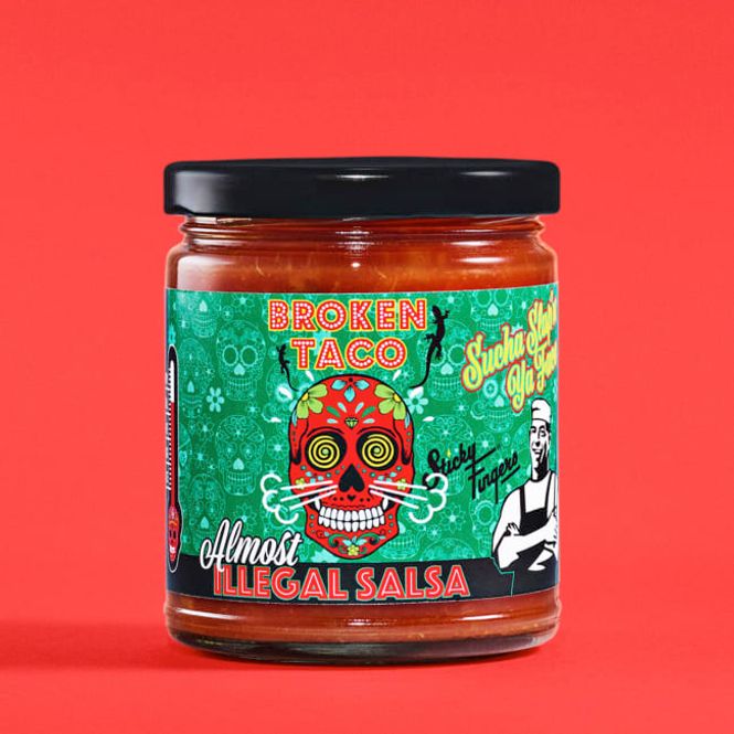 Hovedbilde Broken Taco Almost Illegal Salsa 240 g. USA