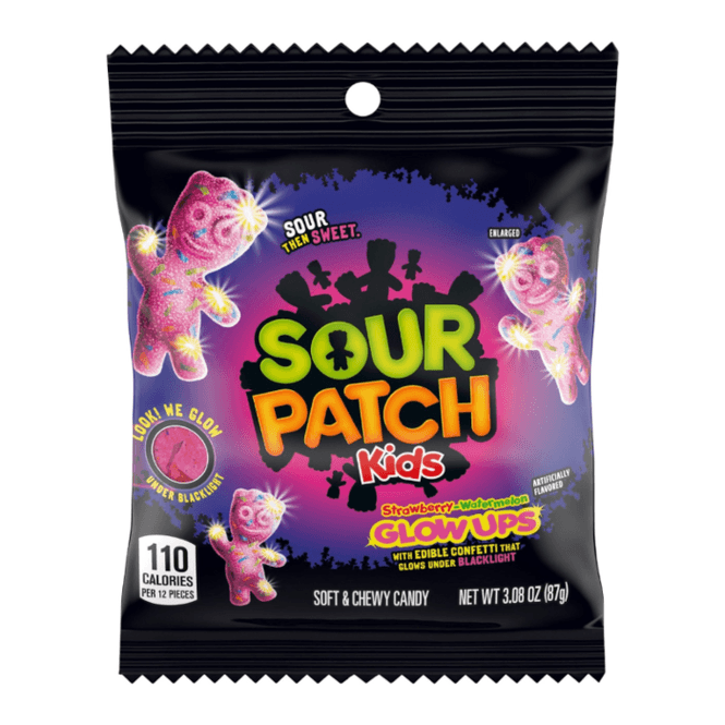 Hovedbilde Sour Patch Kids GlowUps Peg Bag (87g) ./USA/Dato