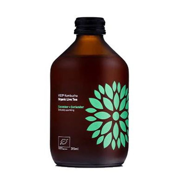 VIGO Kombucha  Agurk + Koriander Økologisk 330ml.
