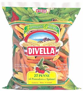 Hovedbilde Divella Penne 27 Farger Pasta 500g.