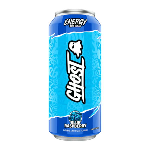 Ghost - Blue Raspberry Zero Sugar Energy Drink 500ml.