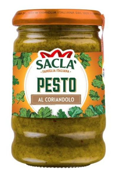 Sacla Pesto m/Koriander 190g.