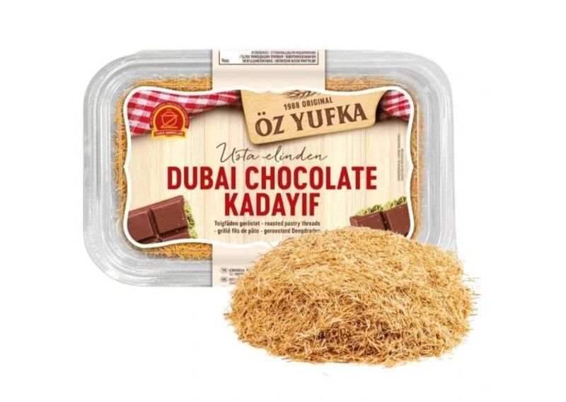 Dubai Sjokolade Stekte Kadayif Öz Yufka 200g.