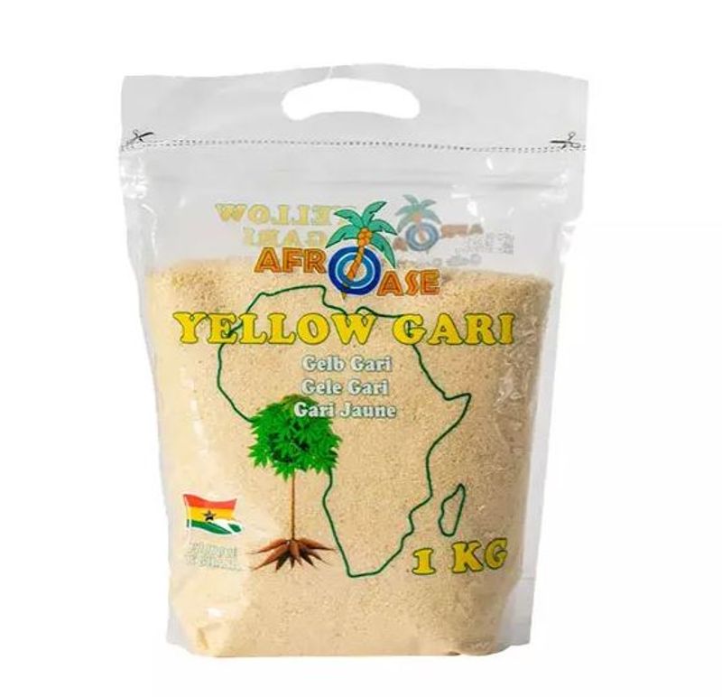 Afroase Yellow Gari 1kg 