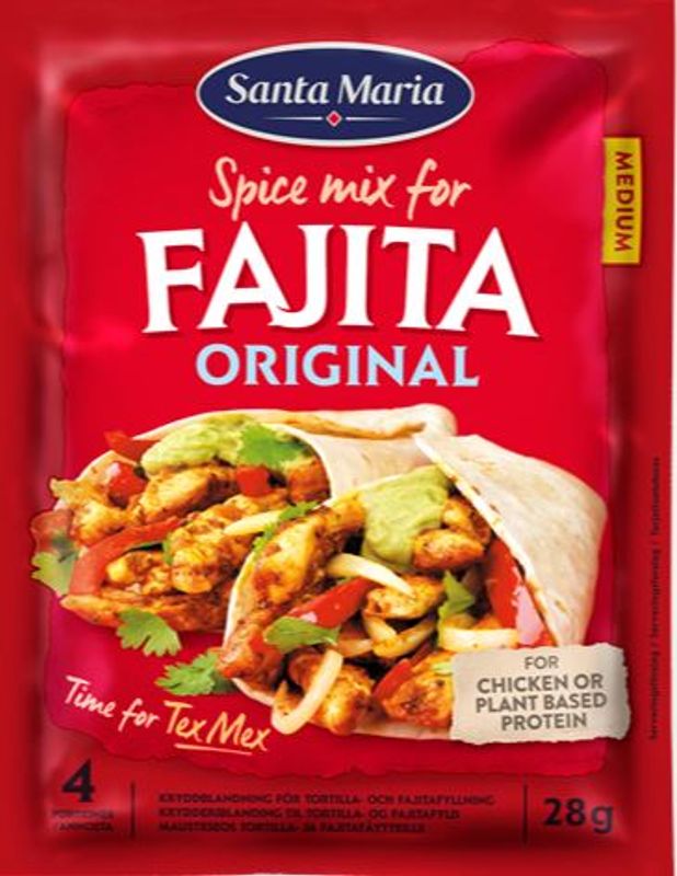 Santa Maria Fajita  Spice Mix  28g.